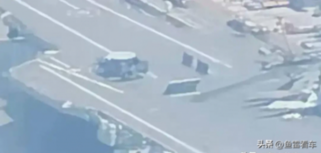 海試在即?福建艦航母斜角甲板劃線完成,整個甲板刷漆基本完成