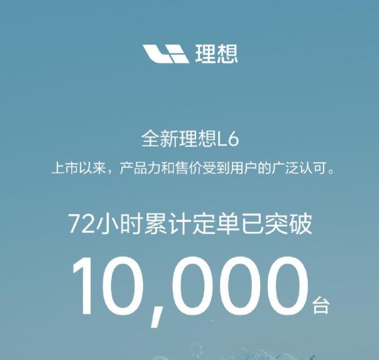 理想汽車多款車型大降價,理想L6訂單破萬,還能力挽狂瀾么?