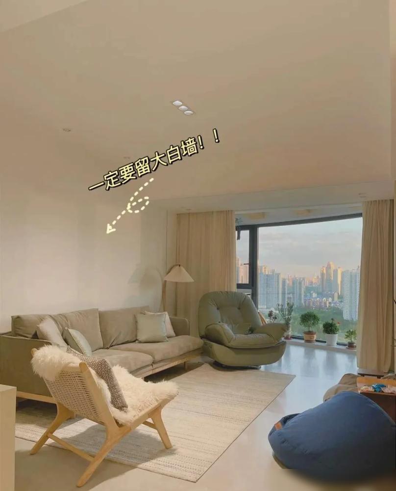 長沙一戶119㎡新房裝修成果,無主燈+灰色磚,中年人的懶人福音