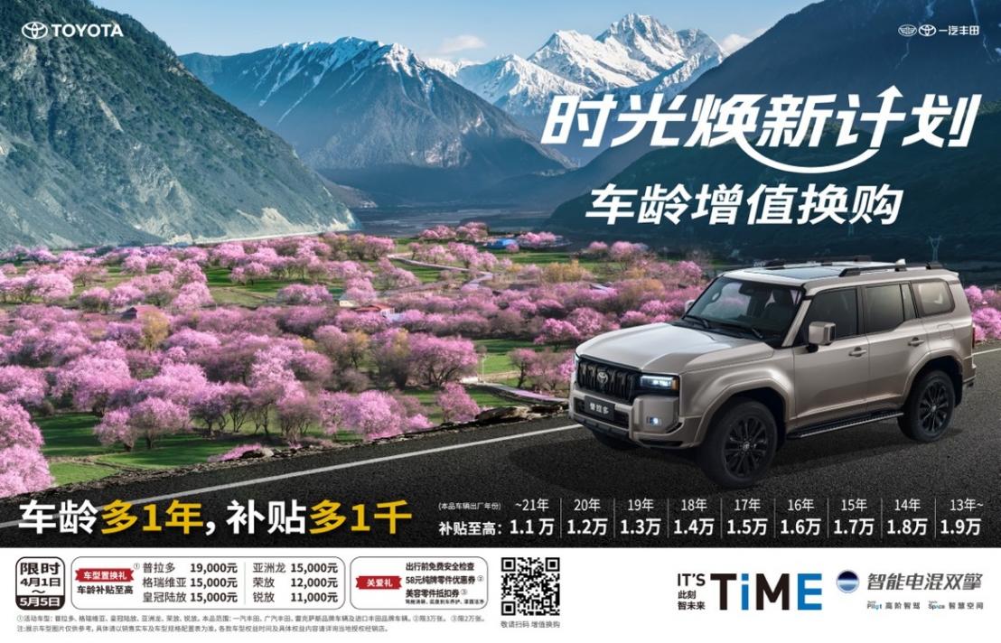 逆勢而揚,一汽豐田3月銷售新車7萬臺 同比增長22.3%