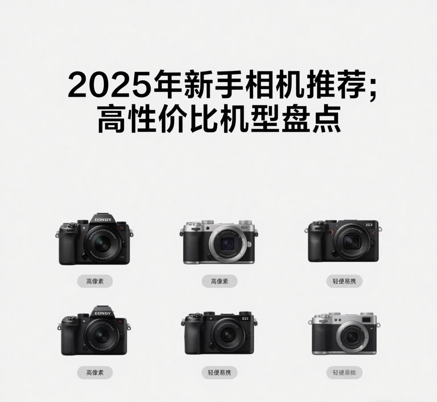 2025年新手相機(jī)推薦:高性價(jià)比機(jī)型盤點(diǎn)
