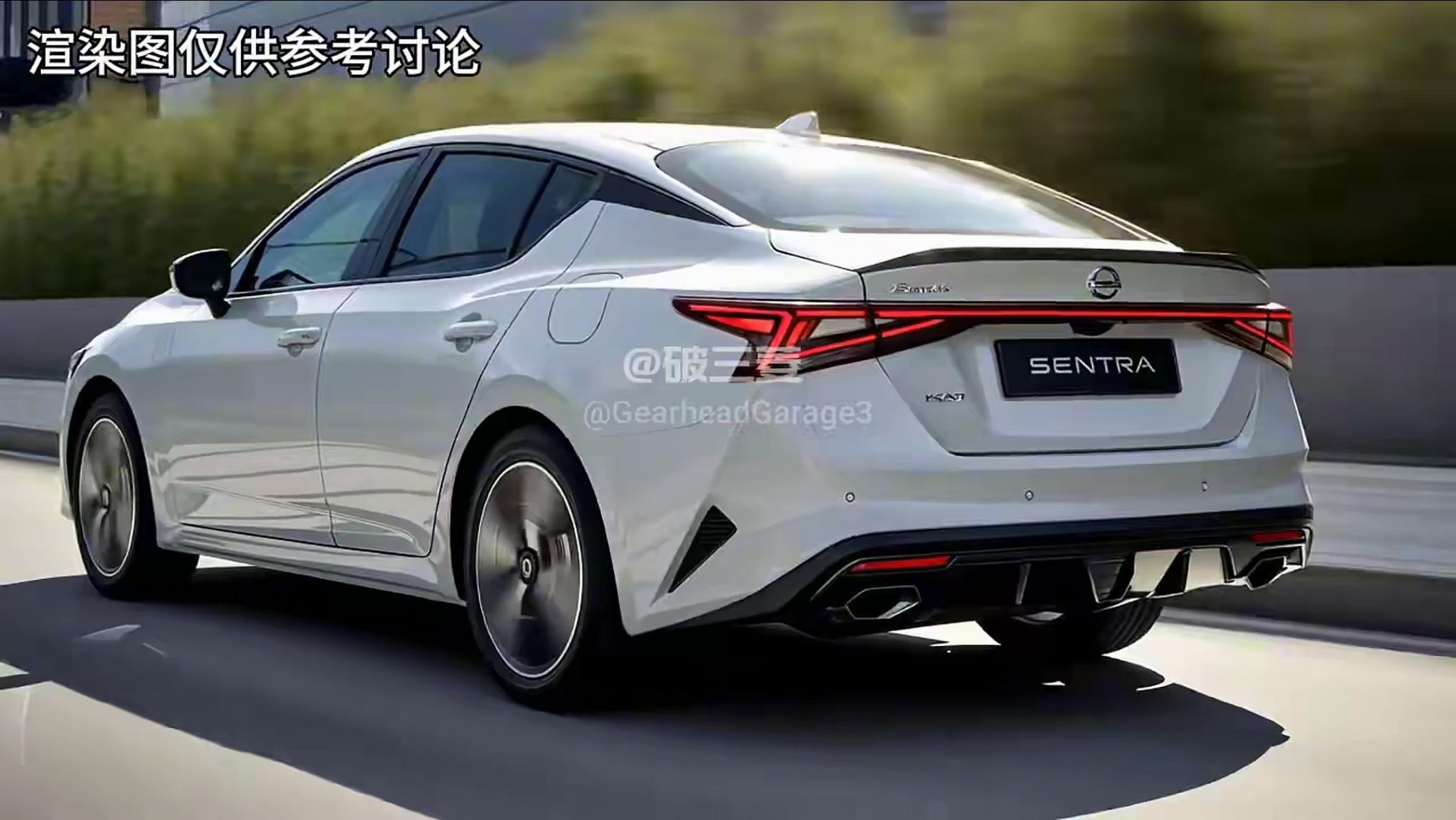 全新一代日產(chǎn)軒逸曝光 造型變化大 配e-Power混動系統(tǒng)